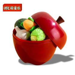 Creative Children's Fruit and Vegetable Cutting Toys, Chewable, Simulated Kitchen Play, Birthday Gift for Boys and Girls