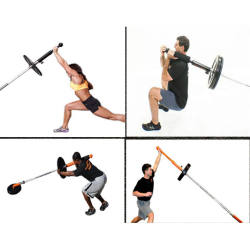 Push-Up Barbell Rack with Single-Hand Barbell Holder, Incline Barbell Press Training Bar, Barbell Assist Handle, Core Training