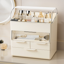 Cosmetics Storage Box Desktop Drawer-Type Dust-Proof Large-Capacity Storage Box Dressing Table Skin Care Product Lipstick Storage Rack