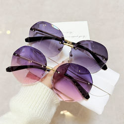 New Style Women's Sunglasses, Beauty Sunglasses, High-End, Fashionable, Elegant, Face-Slimming, Unique Sunglasses, Uv Protection
