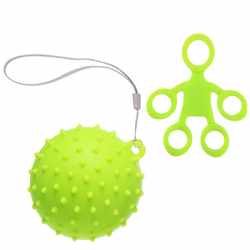 New direct-selling silicone fitness equipment grip ball humanoid tensioner set palm massage finger exercise training