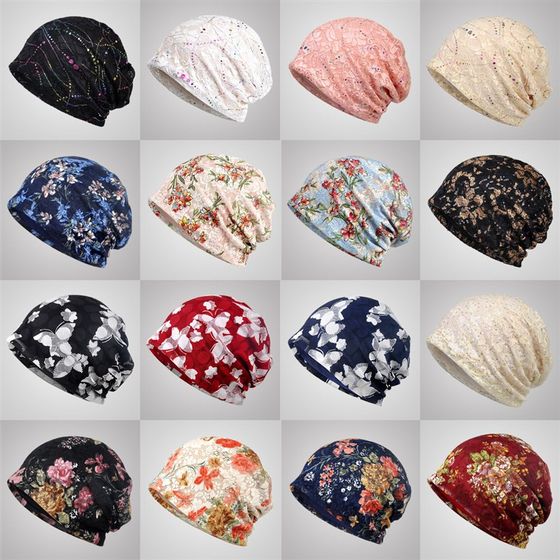 Spring and autumn thin confinement hats ladies lace jets, fashion breathable, outdoor, outdoor fashion keeping baggage
