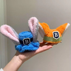 Zootopia Judy Nick Plush Police Officer Hat Hair Clip Cute Side Clip Duckbill Clip Bangs Clip Hairpin