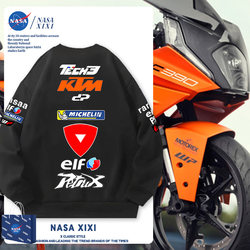Nasa Ktm Motorcycle Crew Neck Sweatshirt Men's Motogp Factory Team Motorcycle Riding Clothing Autumn and Winter Loose Jacket