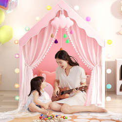 Kole Bear Children's Tent Indoor Girl's Toy House Baby Playhouse Girls Birthday Gift Princess Castle