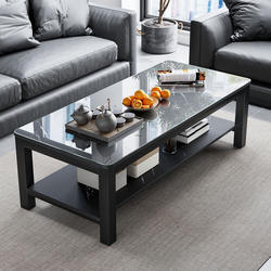 Tempered Glass Coffee Table for Living Room, 2026 New Model for Small Apartments, Tea Table for Office, Balcony Small Table
