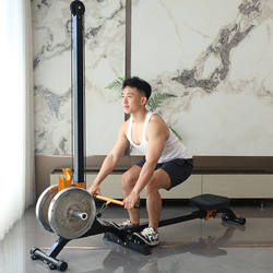 One-Generation Dumbbell Rowing Machine with Free Weight Adjustment, Foldable, Home Fitness Equipment, Indoor Exercise
