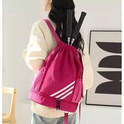 Tennis Bag, Shoe Storage Bag, Backpack, Portable Badminton Racket Bag for Men and Women, Sports Training Bag