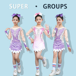 New Style Children's Cheerleading Competition Dance Costumes, Jazz Dance Gymnastics Competition Cheerleading Performance Costumes