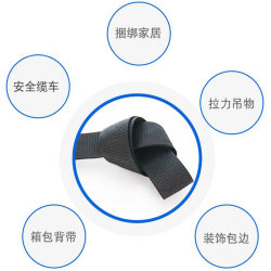 Strap rope, encrypted rope, binding rope, packing tape, wear-resistant cloth strip, cloth rope, wide rope, flat rope, flat rope