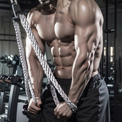Freeloop Fitness Double-Ended Rope Biceps Triceps Rope Training High Pull-Down Resistance Rope Gantry Frame Pull Rope