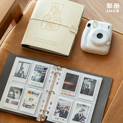 Photo Album for Polaroid Photos, Four-Grid Design, Large Capacity Loose-Leaf Photo Storage Book Specifically for 3inch Mini Photo Paper