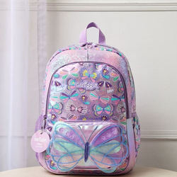 Australian Kidsren's Schoolbag Smiggle Cartoon Multi-Functional Zipper Decompression Primary School Student Casual Bag Backpack