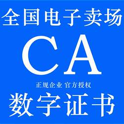 Zhengcai Cloud Ca Digital Certificate Electronic Signature Nationwide Electronic Store Ca Lock Proxy Secret Key Service Sucai Cloud Ca