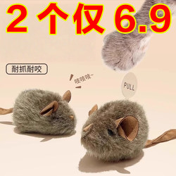 Cat Toy Mouse with Smart Sensor, Light Touch, Sound, and Teasing Features to Entertain Cats, Pet Toy, Cat Teaser Wand, Kitten Supplies