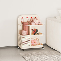 Yoga Mat Storage Basket, Fitness Equipment Storage Rack, Household Gap-Fillable Movable Foam Roller Dumbbell Equipment Storage Rack