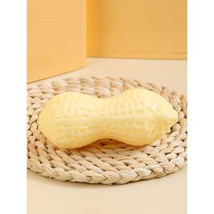 
Pet dog toy to relieve boredom, bite-resistant simulation peanut rubber teeth grinding sound chewing gum corgi cat toy