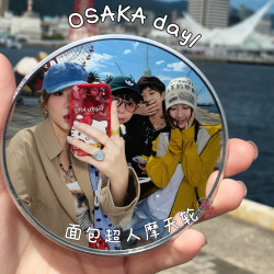 Travel Photography Tool: Small Round Mirror for Taking Photos, Convex Mirror for Selfies, Concert Wide-Angle Shooting
