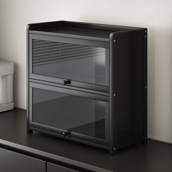 Small Tea Cup and Tea Set Storage Rack, Desktop Storage Rack, Tea Table, Purple Clay Teapot Multi-Layer Display Rack