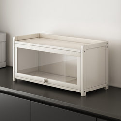 Desktop Storage Cabinet, Cosmetics Storage and Organization Rack, Desktop Storage Box, Dust-Proof Cup Rack, Storage Rack, Office