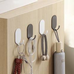 Hooks with powerful adhesive without punching, kitchen, bathroom wall, door, no marks, sticky hooks, clothes hanger, stainless steel hooks