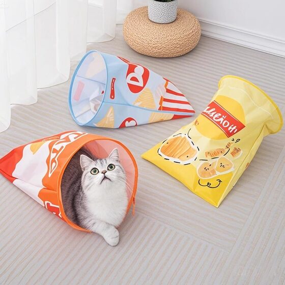 
Cat toy drill bag, sound paper, self-help and relieve boredom, cat tunnel, cat stick, scratch and bite kitten pet supplies