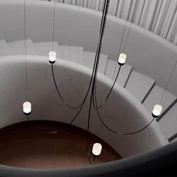 Designer Chandelier for Villa Apartment with High Ceiling Living Room, Minimalist Duplex Staircase Large Chandelier