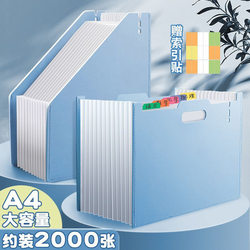 A4 File Storage Box Office Desk Document Organizer Office Essentials Artifact for Storing Test Papers, Certificates, and Important Documents