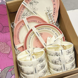 Underglaze Color 2025 New Bowl and Plate Set for Home Use, Beautiful and Attractive Ceramic Bowls, Plates, Chopsticks, Tableware, Housewarming Gift