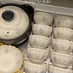 Dishes Set for Home Use 2025 New Housewarming Gift-Looking Tableware Accessible Luxury High-End Appearance Dishes Chopsticks Tableware