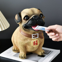 Puppy Large-Capacity Piggy Bank 2026 New Creative Design Only Deposits No Withdrawals Children's Boys and Girls Adult Money Saving Bank