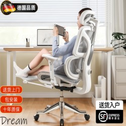 German Ergonomic Chair, Home Waist-Protecting Computer Chair, Gaming Chair, Comfortable for Long Periods of Sitting, Reclining Office Chair