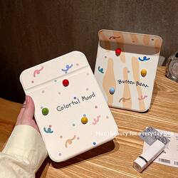 Folding Small Mirror for Student Dormitories, Portable Vanity Mirror for Women and Men, Desktop Makeup Mirror for Home and Travel