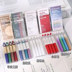 Blue Fruit's New Compass Pocket Pen, Retractable Gel Pen, Quick-Drying Black, Fun and Creative, Nordic Style, High Aesthetic Value, Cs Writing Pen, Portable, Drop-Resistant, Easy to Use, Smooth for Exams and Practice Questions