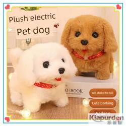 Children's Toy Dog That Can Walk and Bark, Artificial Electric Plush Puppy, Cute Pet Gift for Boys