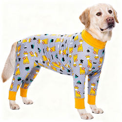 Anti-Shedding Dog Jumpsuit for Medium and Large Dogs, Full-Body Belly Protection, Spring, Autumn and Winter Labrador Pet Four-Legged Clothing