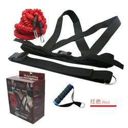 Double Resistance Training Rope, Tension Rope, Elastic Rope, Track and Field Running Explosive Power, Jumping, Physical Training Resistance Rope