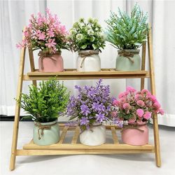 Nordic Dining Table Fresh Potted Plants Modern Minimalist Living Room Tabletop Ornaments Home Decorations Artificial Flower Arrangements High Aesthetic Value