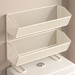Toilet Storage Rack Above the Toilet, Bathroom Supplies Storage Shelf, Bathroom No-Drill Storage Organizer