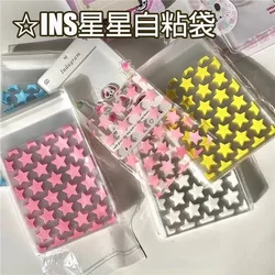 Instagram-Worthy Colorful Star Self-Sealing Bags, Card Packaging Gift Bags, Self-Adhesive Bags, Transparent Bags, Opp Sealing