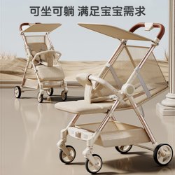 Swiss Totu Imported Stroller, Foldable Travel Umbrella Stroller, Can Sit and Lie Down, Pocket-Sized, Lightweight and Compact for Babies