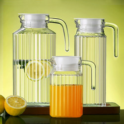 Green Apple Style Glass Water Kettle for Home Use, High Temperature Resistant Tea Pot, Large Capacity Jug, Spout Jug, Juice and Beverage Jug