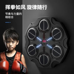 New Large-Sized Six-Target Children's Smart Bluetooth Music Boxing Target Wall Target for Exercise, Reaction Ability Training, and Stress Relief Equipment