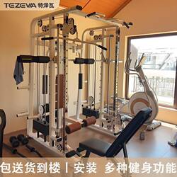 Multi-Functional Home Gym Equipment: Smith Machine, Squat and Bench Press Rack, Comprehensive Training Device