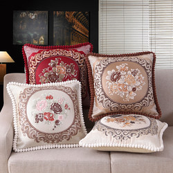 European Sofa Pillow Square Cushion Living Room Pillow Scandinavian Back Cushion Waist Backrest Car Car Pillow