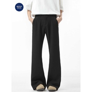 
Muchiu men's cleanfit micro-flare casual suit pants men's American style loose loose handsome wide-leg suit pants