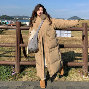 
Women's clothing/women's boutique down jacket no brand/no registered trademark commuting style Korean style straight 90% no raglan