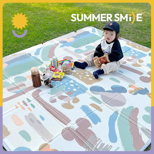 
Picnic mat moisture-proof mat thickened portable outdoor camping beach grass picnic waterproof mat tent floor mat