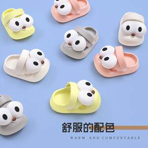 New children's slippers summer indoor home non-slip infant and toddler babies 1-2 years old sandals boy hole shoes 3

