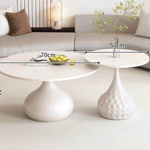 
Wooden small coffee table for living room, simple and luxurious French tea table, realistic modern Internet celebrity u-4558 hot model